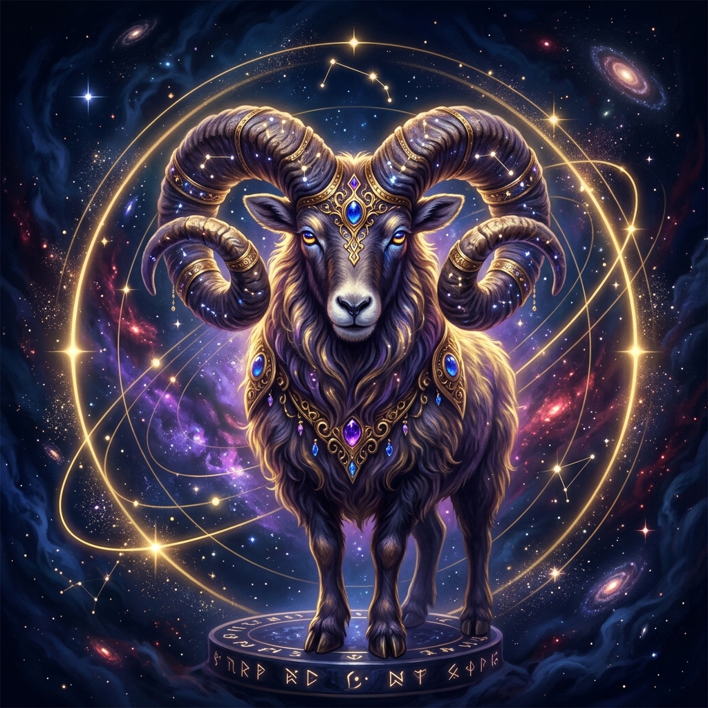 Aries symbolic illustration